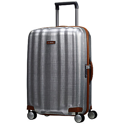 Samsonite Litecube DLX 4-Wheel 68cm Medium Suitcase Silver